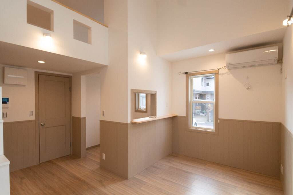 開放的な住空間をロフトが演出。